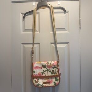 Flamingo Dooney & Burke Crossbody Bag